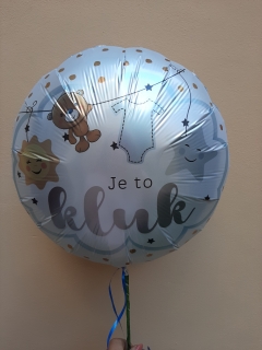 Balónek "Je to kluk"