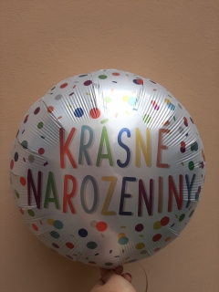 Balónek "Krásné narozeniny"